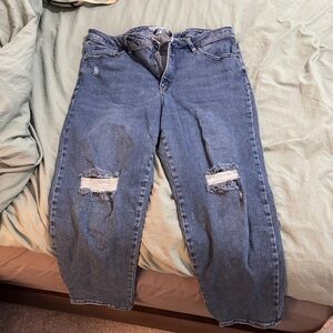 Ava & Viv jeans 18w Blue Distressed Women's Jeans